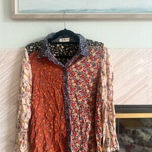Natural Life Multicolor Floral Shirt